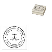 Aangepaste houten rubberen stempel (Gestempeld)