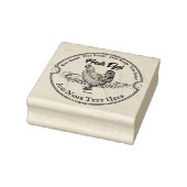 Aangepaste houten stempel eieren (Stempel)