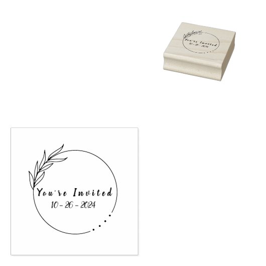 Aangepaste houten stempel voor evenementen (Gestempeld)