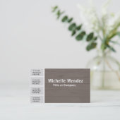 Aangepaste houtenfotoBooth Visitekaartje (Staand voorkant)