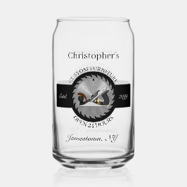 Aangepaste houtwerk Zaagblad Vliegtuig Drinkware B Blikvorm Glas