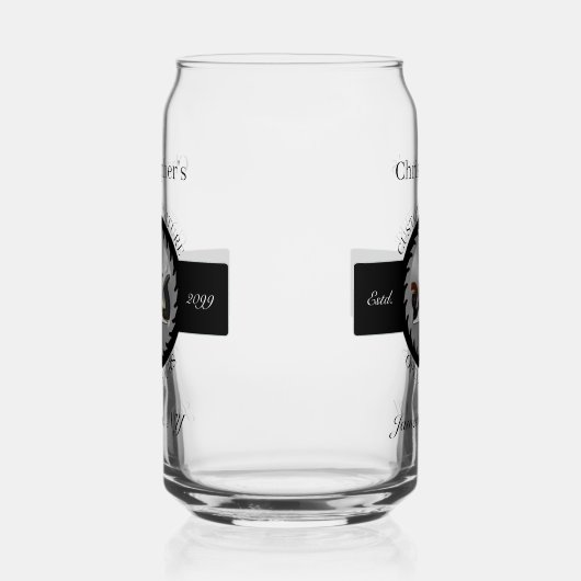 Aangepaste houtwerk Zaagblad Vliegtuig Drinkware B Blikvorm Glas (Rechts)