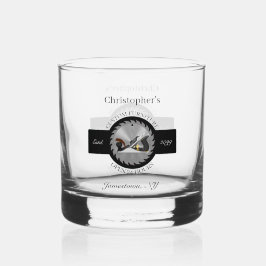 Aangepaste houtwerk Zaagblad Vliegtuig Drinkware R Whisky Glas