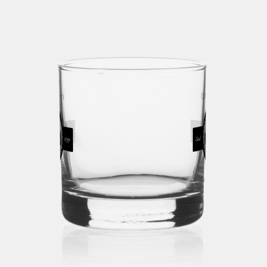 Aangepaste houtwerk Zaagblad Vliegtuig Drinkware R Whisky Glas (Rechts)