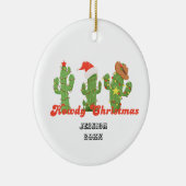 Aangepaste Howdy Kerst Ornament (Rechts)