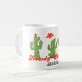 Aangepaste Howdy Kerstmok Koffiemok (Voorkant links)
