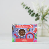 Aangepaste Huisdier Accessoires & Supplies Visitek Visitekaartje (Staand voorkant)