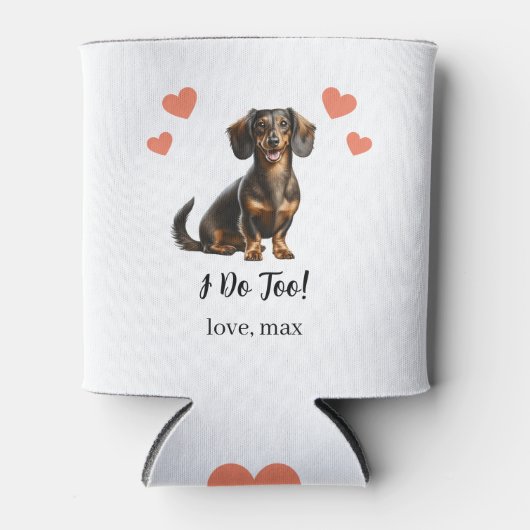 Aangepaste huisdier bruiloft Koelbox Blikjeskoeler (Voorkant)