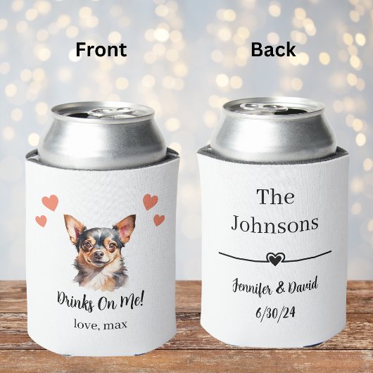 Aangepaste huisdier bruiloft Koelbox Blikjeskoeler