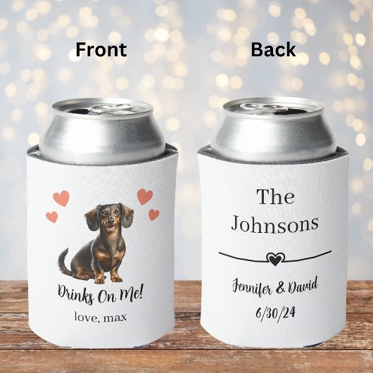 Aangepaste huisdier bruiloft Koelbox Blikjeskoeler