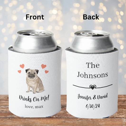 Aangepaste huisdier bruiloft Koelbox Blikjeskoeler