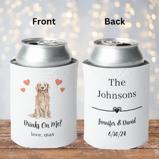 Aangepaste huisdier bruiloft Koelbox Blikjeskoeler