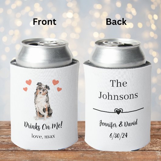 Aangepaste huisdier bruiloft Koelbox Blikjeskoeler