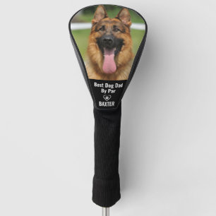 Aangepaste huisdier Duitse herder hond foto gepers Golfheadcover