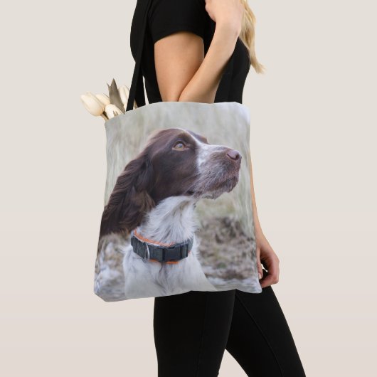 Aangepaste huisdier foto 2 zijdig tote bag (Dichtbij)