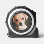 Aangepaste huisdier foto gepersonaliseerde hond rolmaat (Voorkant)