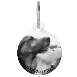 Aangepaste huisdier foto hond liefhebber aandenken huisdierpenning