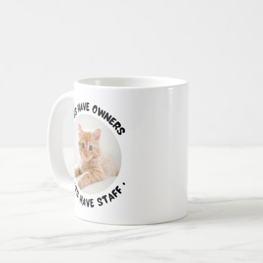 Aangepaste huisdier foto honden hebben eigenaren k koffiemok (Voorkant links)