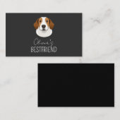 Aangepaste Huisdier Foto hondennaam Gepersonalisee Visitekaartje (Voorkant / Achterkant)