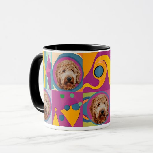 Aangepaste huisdier foto Schattige cadeau voor hon Mok (Voorkant links)