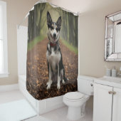 Aangepaste huisdier foto Voeg uw eigen Design foto Douchegordijn (In situ)