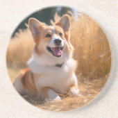 Aangepaste huisdier foto zandsteen onderzetter (Voorkant)