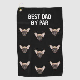 Aangepaste Huisdier Gezicht Hond Papa Kat Papa Gep Golfhanddoek