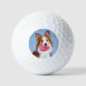 Aangepaste huisdier hond foto eenvoudig gepersonal golfballen (Voorkant)