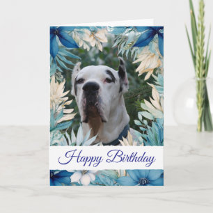 Aangepaste huisdier (hond) foto en bericht kaart