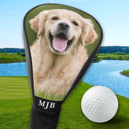 Aangepaste Huisdier Hond Foto Golden Retriever Gep Golfheadcover