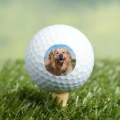 Aangepaste Huisdier Hond Kat Foto Modern Gepersona Golfballen (Insitu Shirt)