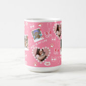 Aangepaste Huisdier Kat Foto Gezicht Collage Mok m (Center)