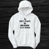Aangepaste huisdier kat liefhebber leuke zwart-wit hoodie