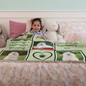 Aangepaste huisdier Memorial gepersonaliseerde fot Fleece Deken