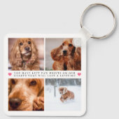 Aangepaste huisdier Memorial Hond Kat Verlies 8 Fo Sleutelhanger (Achterkant)