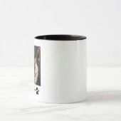Aangepaste huisdier mok met naam (Midden)