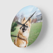 Aangepaste Huisdier Muur Klok – Gepersonaliseerde  (Hoek)