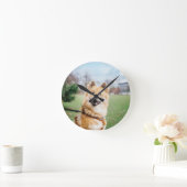 Aangepaste Huisdier Muur Klok – Gepersonaliseerde  (Huis)