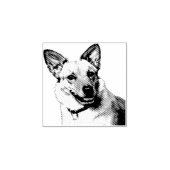 Aangepaste huisdier portretstempel - Perfect voor  Rubberstempel (Afrduk)