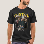 Aangepaste Huisdier, Retro Graphic 90s Pet Bootleg T-shirt (Voorkant)