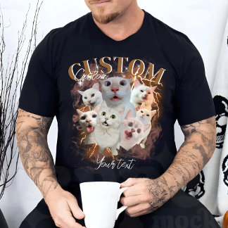 Aangepaste Huisdier, Retro Graphic 90s Pet Bootleg T-shirt