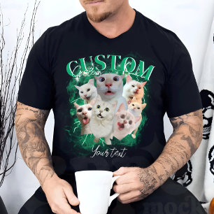 Aangepaste Huisdier, Retro Graphic 90s Pet Bootleg T-shirt