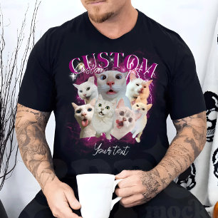 Aangepaste Huisdier, Retro Graphic 90s Pet Bootleg T-shirt