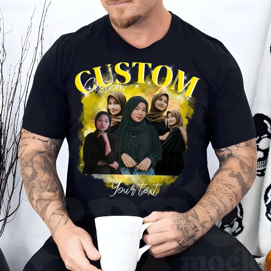 Aangepaste Huisdier, Retro Graphic 90s Pet Bootleg T-shirt