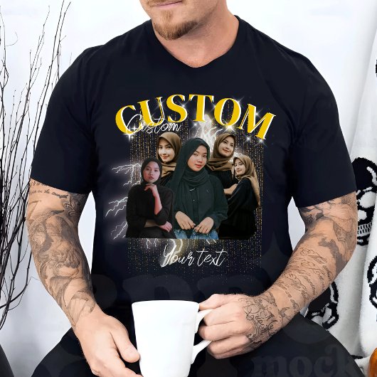Aangepaste Huisdier, Retro Graphic 90s Pet Bootleg T-shirt