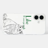 Aangepaste huisdier telefoonhoesje met behulp van Case-Mate iPhone case (Achterkant (horizontaal))