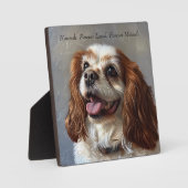Aangepaste huisdier verlies plaque: gepersonalisee fotoplaat (Voorkant)