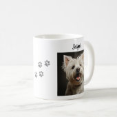 Aangepaste huisdierbeker met jouw foto & naam koffiemok (Voorkant rechts)