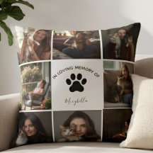 Aangepaste huisdiercollage In Loving Memory Kat He