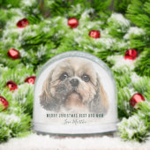 Aangepaste Huisdieren Foto's Vrolijk Kerstfeest Ho Sneeuwbol (Kerstmis)